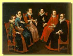 Mary Ward mit ihren Gef�hrtinnen