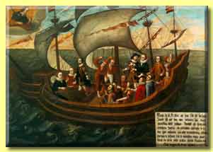 Reise im Schiff