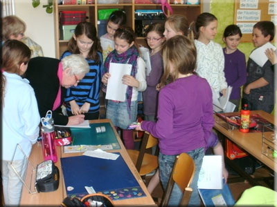 Besuch von Sr. Rosemarie und Sr. Eleonore