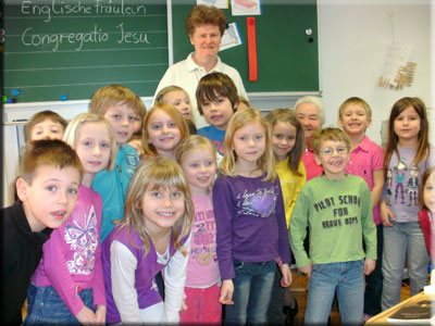 Besuch von Sr. Rosemarie und Sr. Eleonore