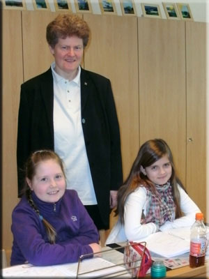 Besuch von Sr. Rosemarie und Sr. Eleonore