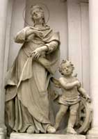 Heilige Katharina (Portal Linzerstra?e)